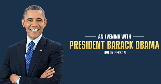 Programma aangekondigd An Evening with President Barack Obama